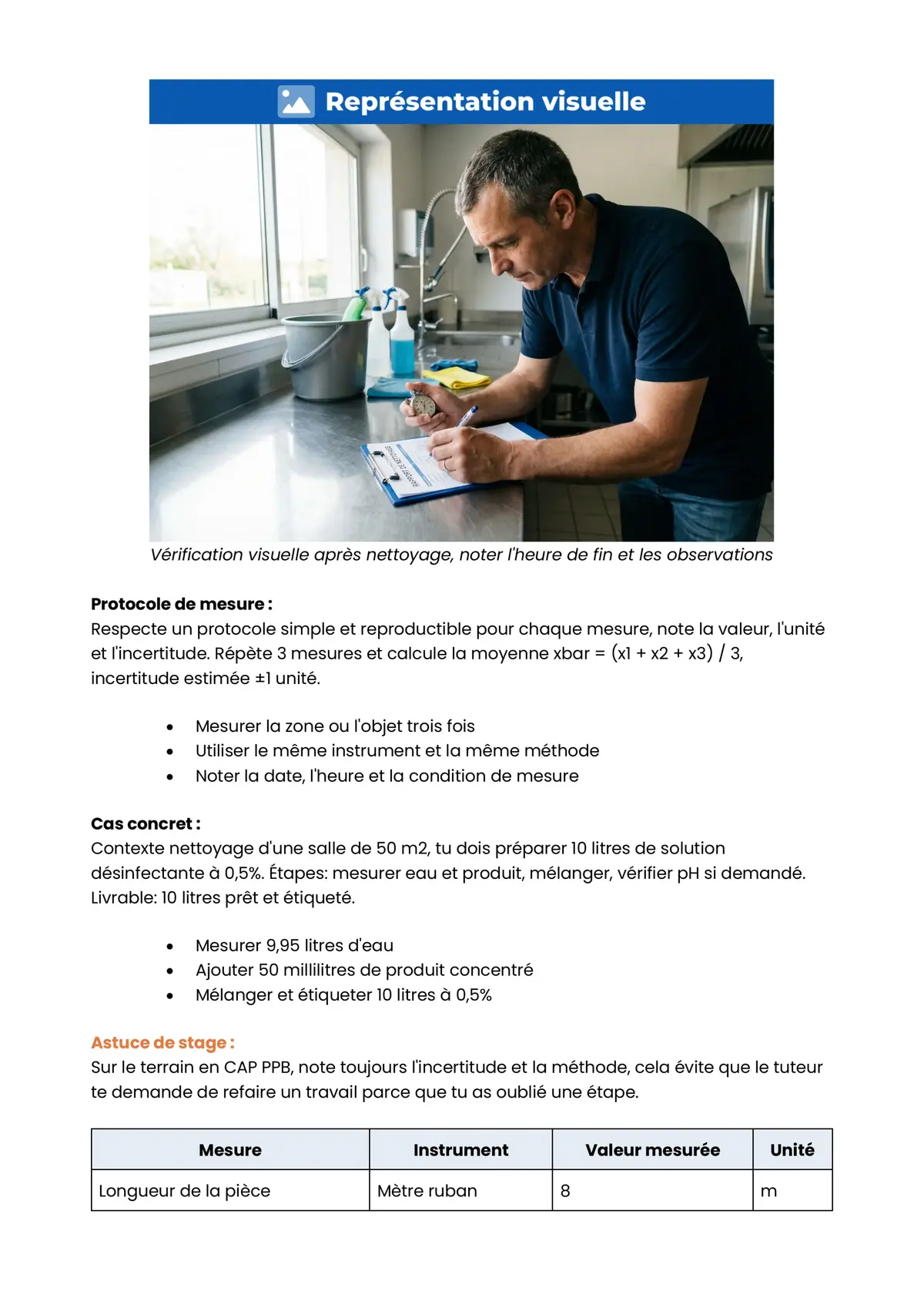 Example Fiche de Révision CAP PPB